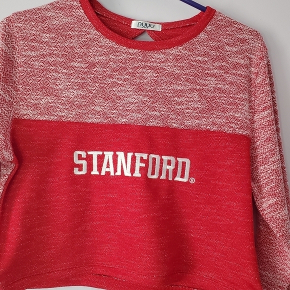 Stanford University Crop Top Long Sleeves Med NUYU - Picture 4 of 10